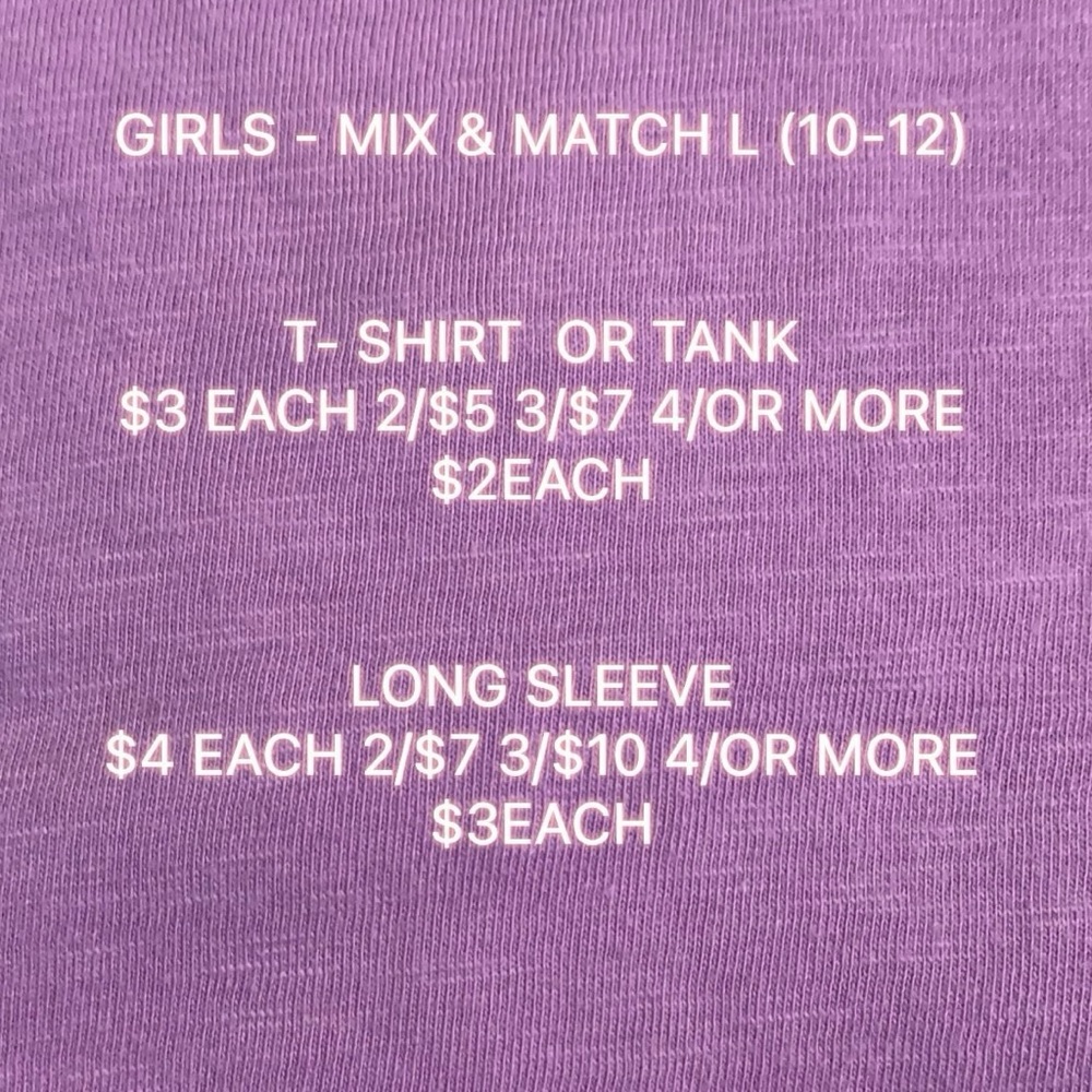 Girls Mix & Match L (10-12) - Picture 2 of 2